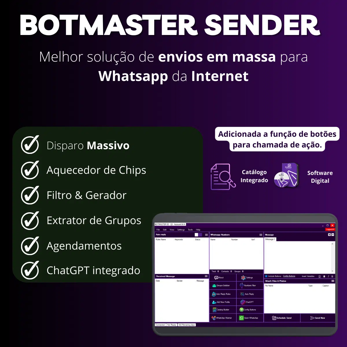 BOT MASTER SENDER WHATSAPP